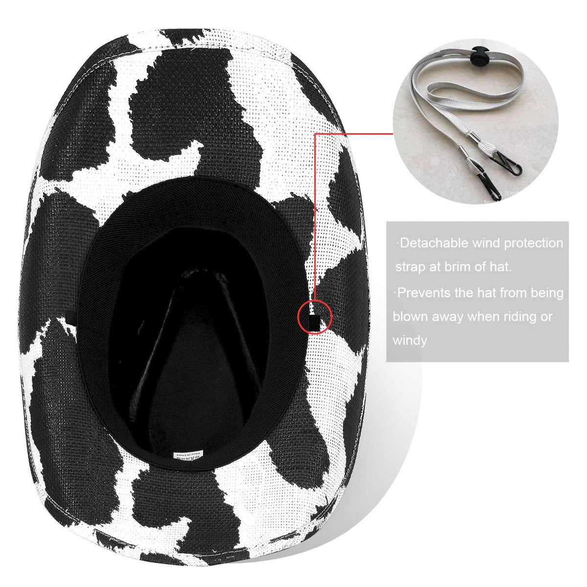 Cute Cow | Men's & Women's Cowboy Hat Western Cowgirl Sun Hat Country Hat - Foeran
